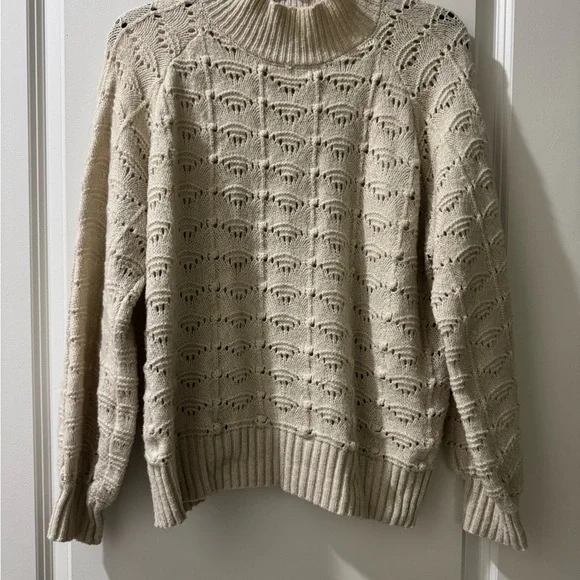 Cozy Cream Knit Sweater - Picture 1 of 4